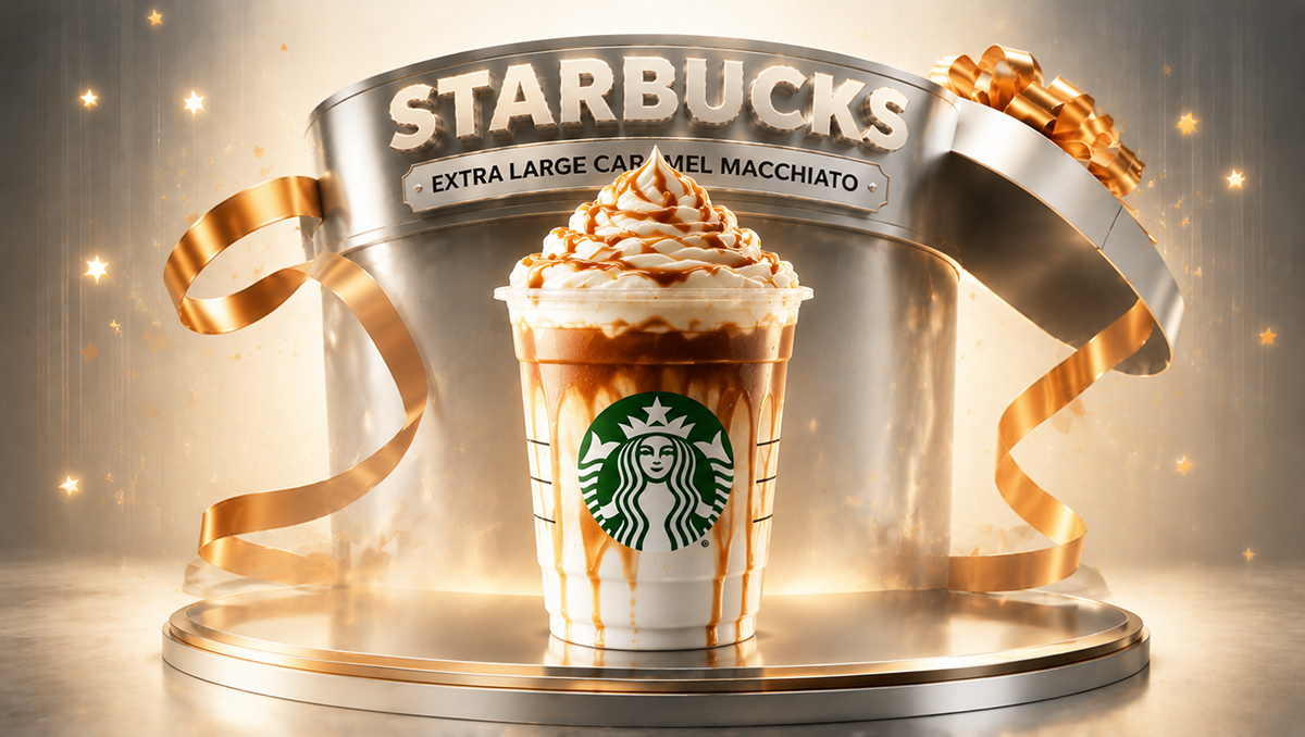 Starbucks Venti Caramel Macchiato